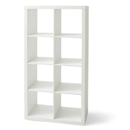 Better Homes & Gardens 8-Cube Storage Organizer White Texture | Walmart (US)