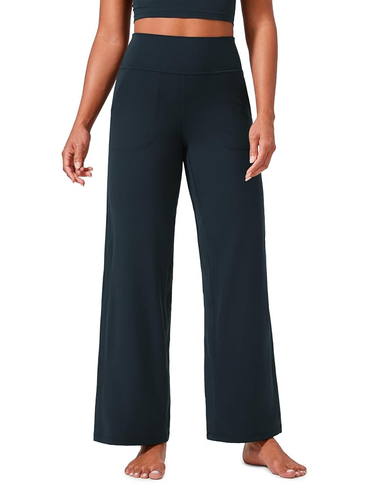 CRZ YOGA Womens Butterlift High Waisted Wide Leg Pants with Pockets 29"/31"/33" - Yoga Lounge But... | Amazon (CA)