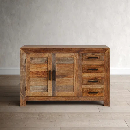 Birch Lane™ Keagan 51.18" Wide 4 Drawer Mango Wood Sideboard | Wayfair | Wayfair North America