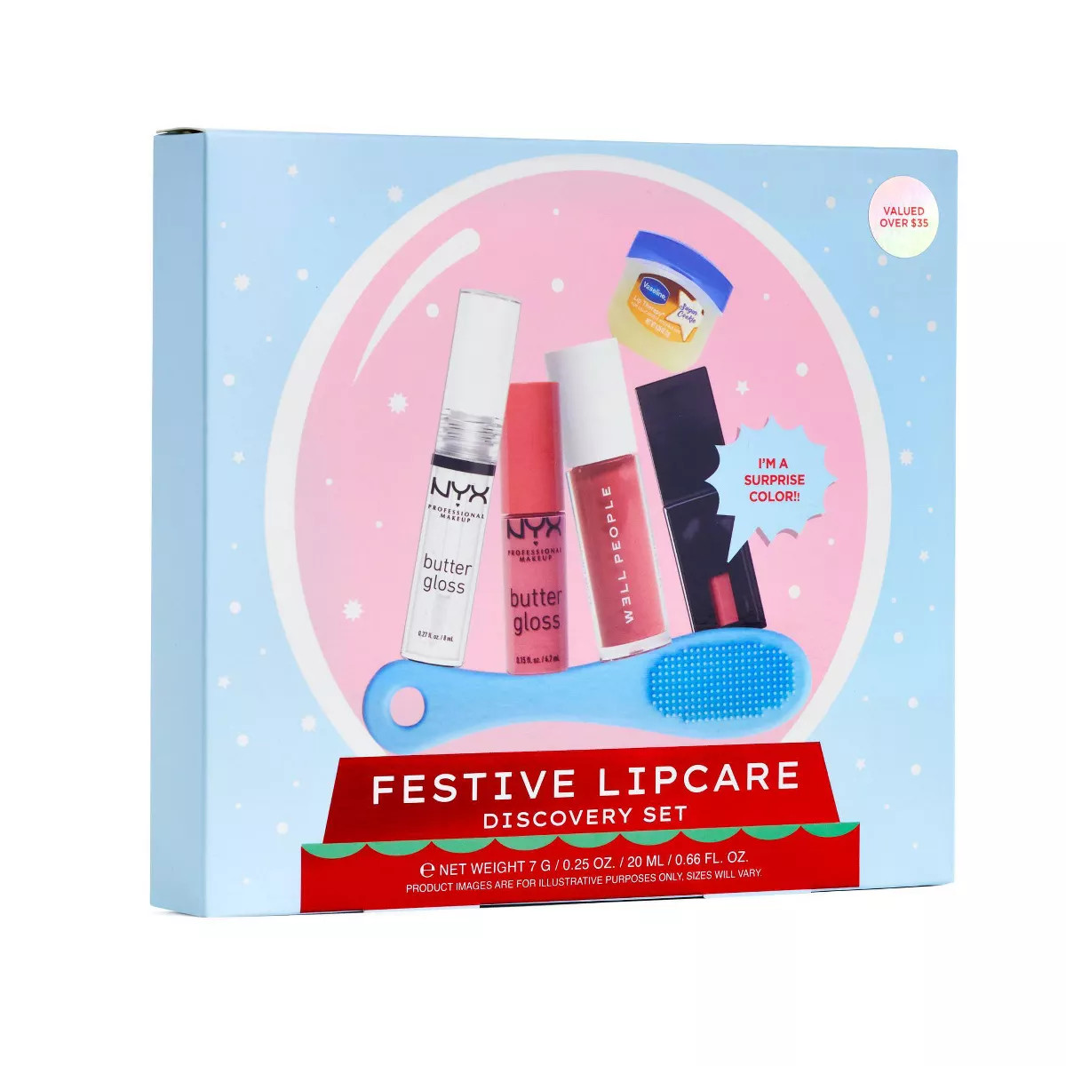 Festive Lipcare Lip Discovery Set - 6pc | Target
