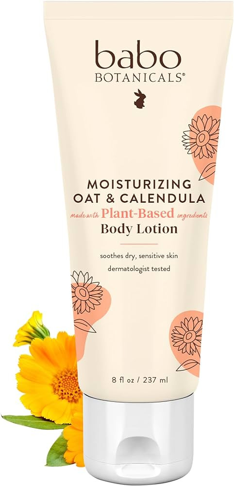 Babo Botanicals Moisturizing Oat & Calendula Body Lotion - for Dry or Sensitive Skin - for All Ag... | Amazon (US)