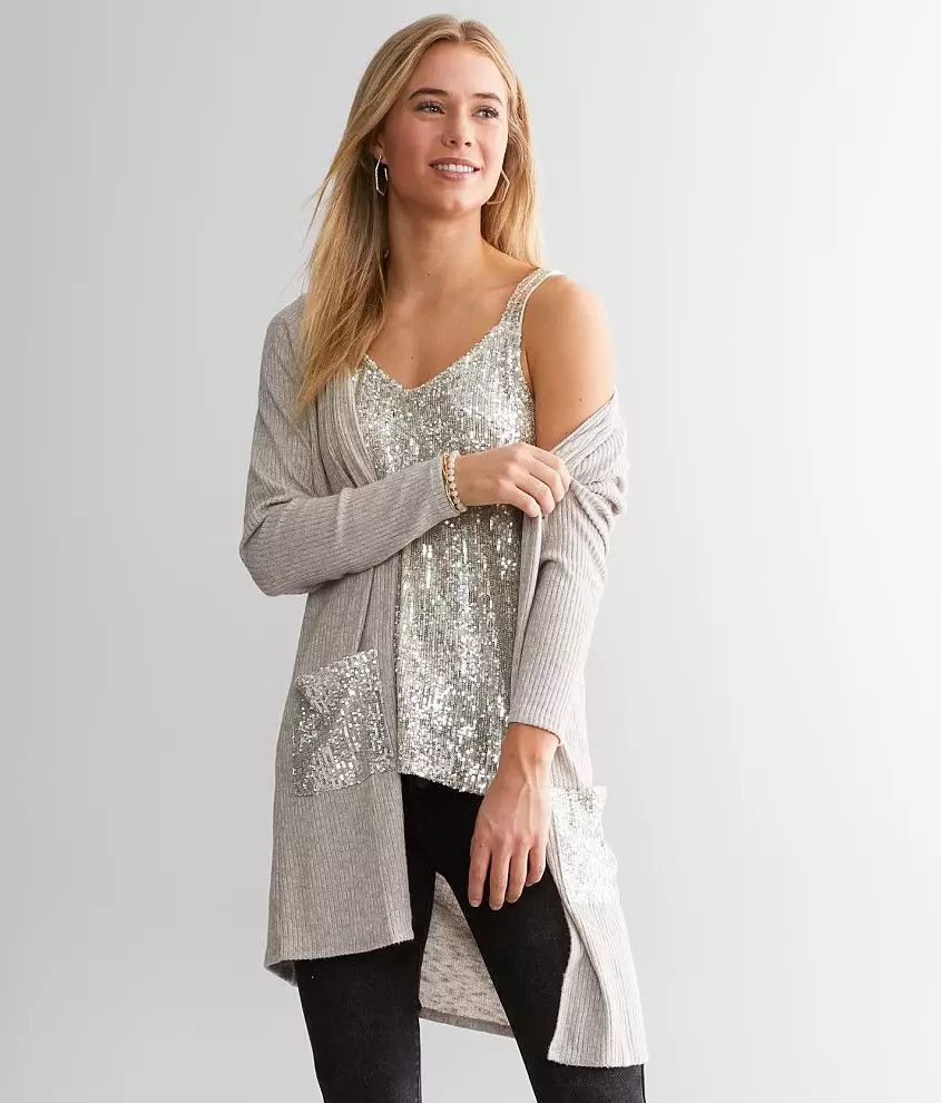 Sequin Sparkle Tank Top | Buckle