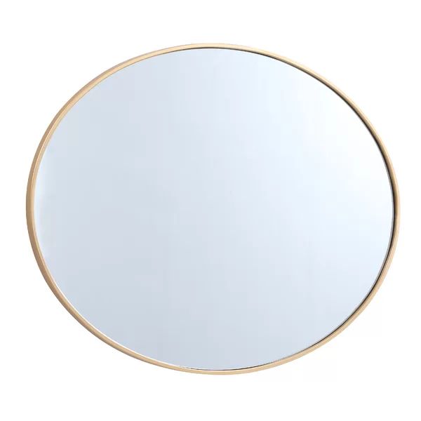 Sabine Metal Oval Wall Mirror | Wayfair North America