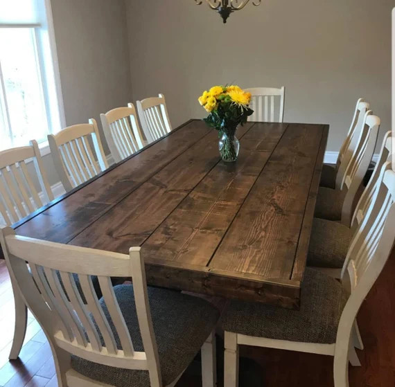 Farm Table Farmhouse Table Trestle Table Dine Room Table | Etsy | Etsy (US)