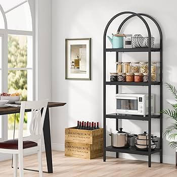 Tribesigns 4-Tier Open Bookshelf, 70.8" Wood Bookcase Storage Shelves with Metal Frame, Freestand... | Amazon (US)