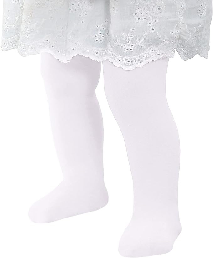 Zando Ultra Soft Ballet Tights for Girls Footed Dance Tights Colorful Girls Leggings2-12T (Toddle... | Amazon (US)