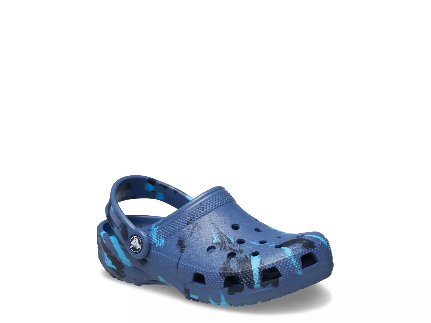 Crocs Classic Marbled Clog Kids' | Boys | Girl's | Blue Marble | Size 2 Youth | Clogs | Sandals | DSW