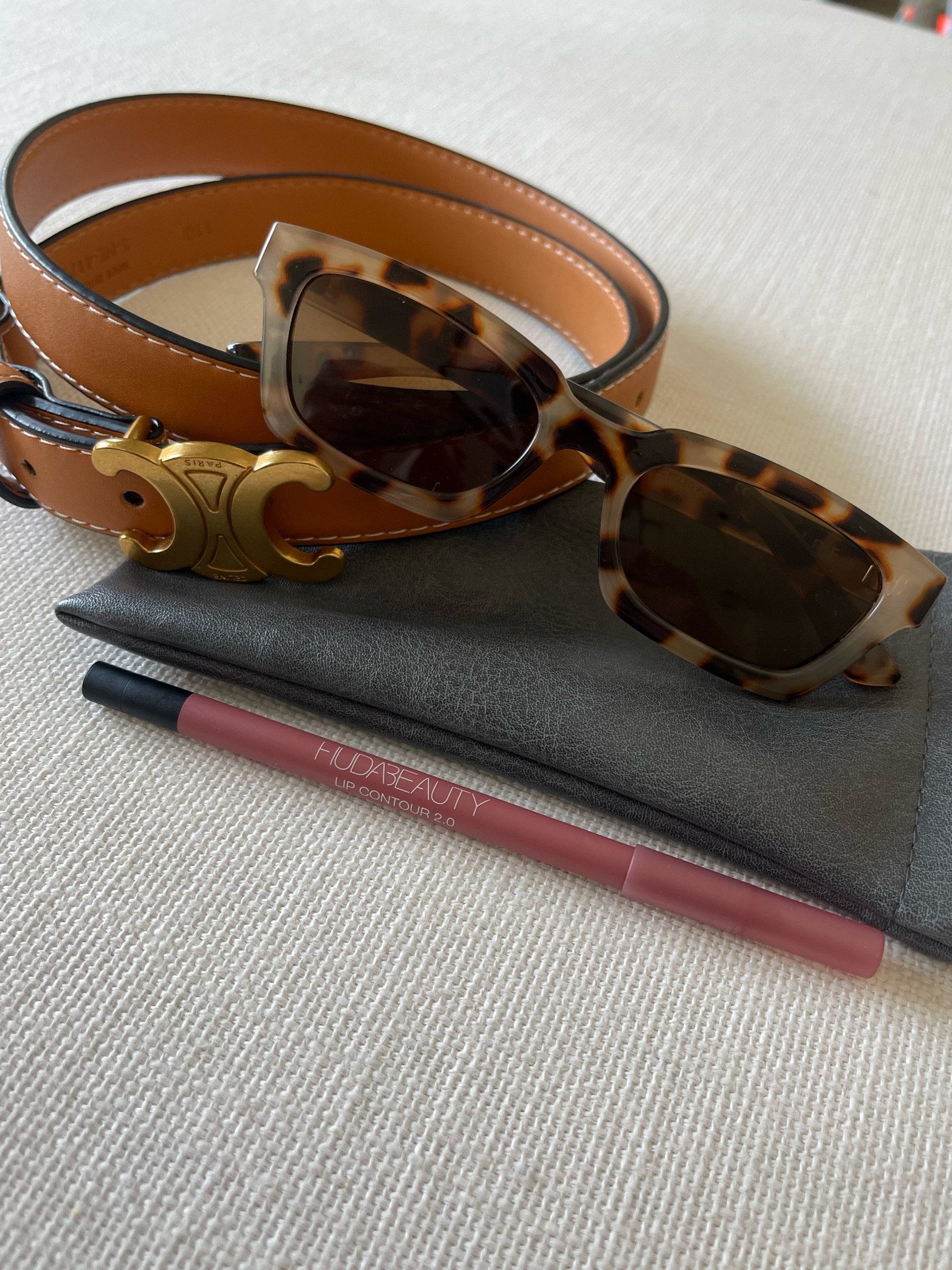 My most loved accessories this month! “Celine” belt, sunglasses and hydra beauty lip liner 

#LTKmidsize #LTKbeauty #LTKstyletip
