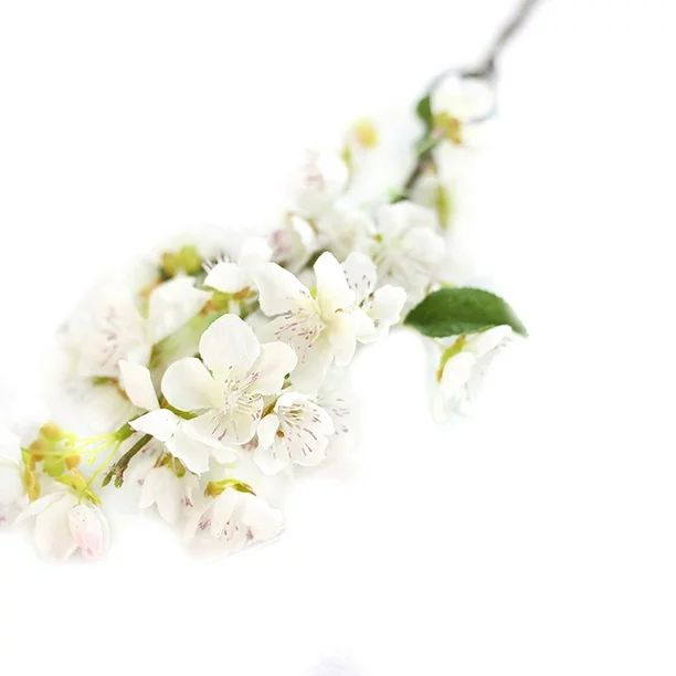 Gobestart Artificial Fake Flowers Leaf Cherry Blossoms Floral Wedding Bouquet Party Decor - Walma... | Walmart (US)