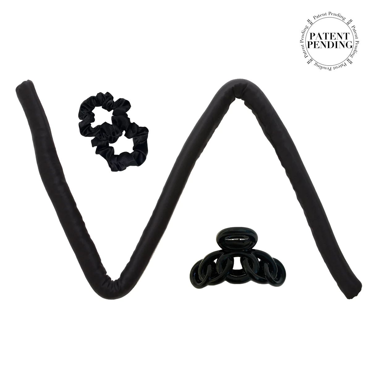 Curling Ribbon™ Kit Black | Heatless Hair