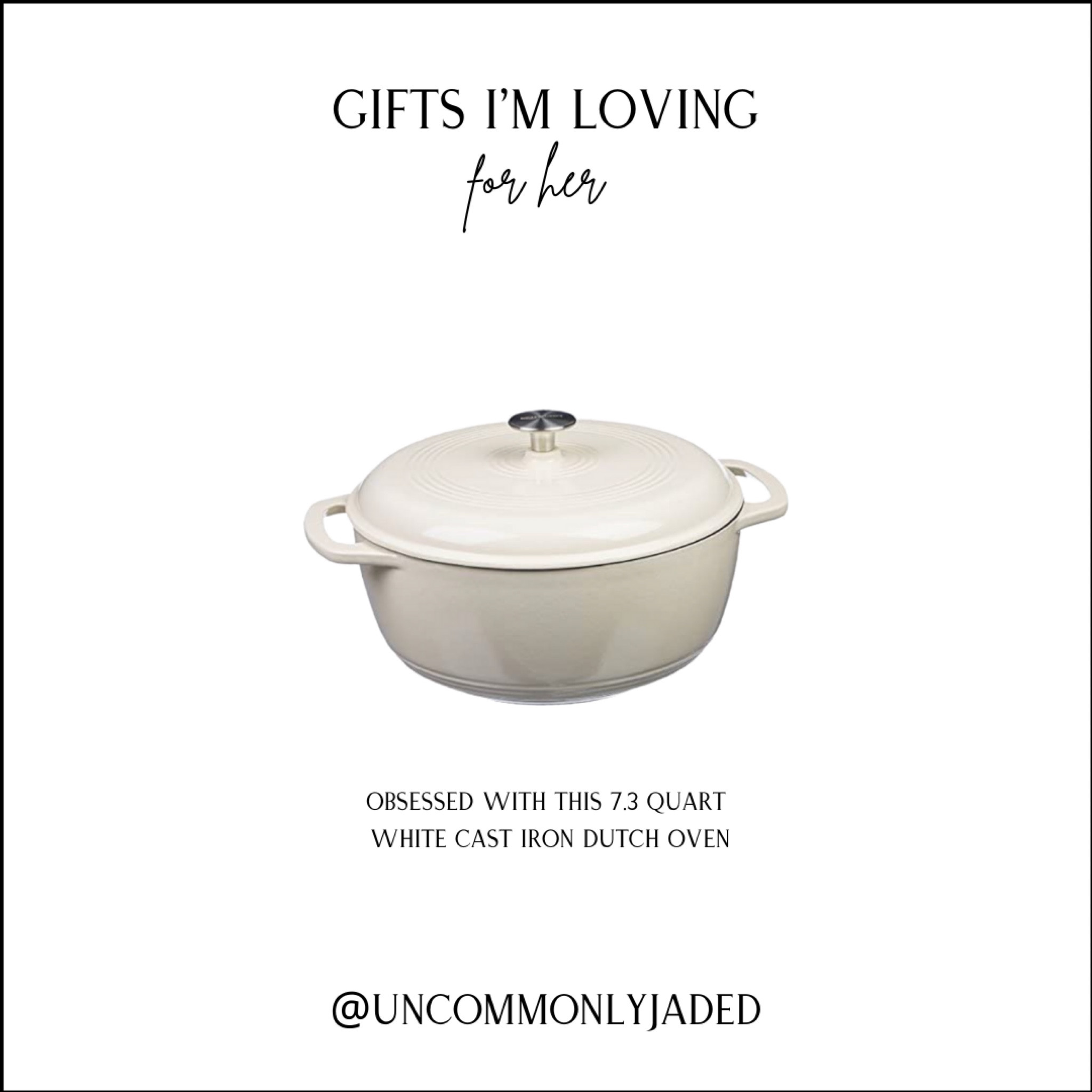 Amazon Canada Home Gifts I’m Loving for Her (recent gift for my bday 🤌🏻)

+ 7.3 quart white enamel cast iron Dutch oven 

#LTKGiftGuide #LTKhome #LTKunder100