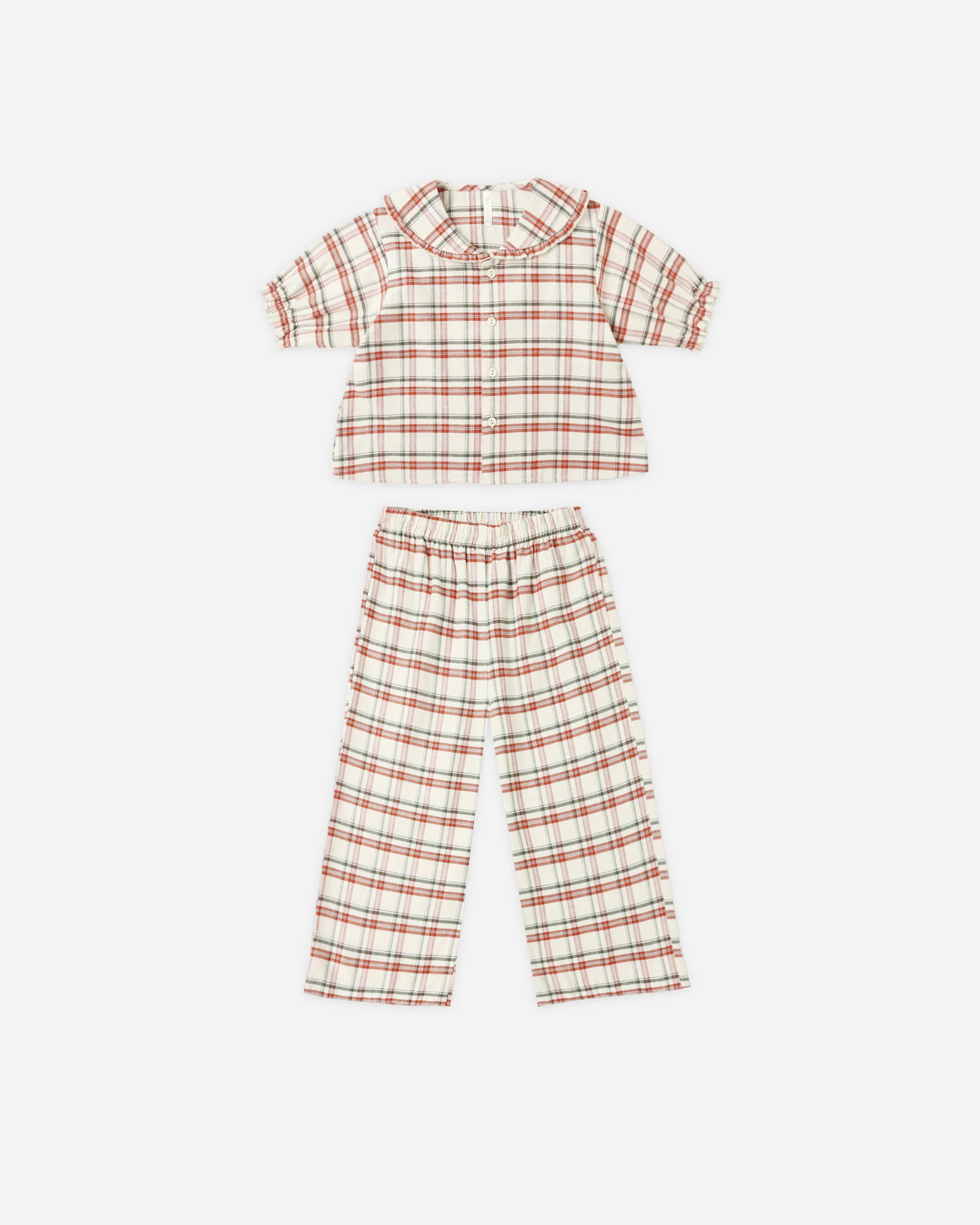 Ruffle Pajamas || Holiday Flannel | Rylee + Cru