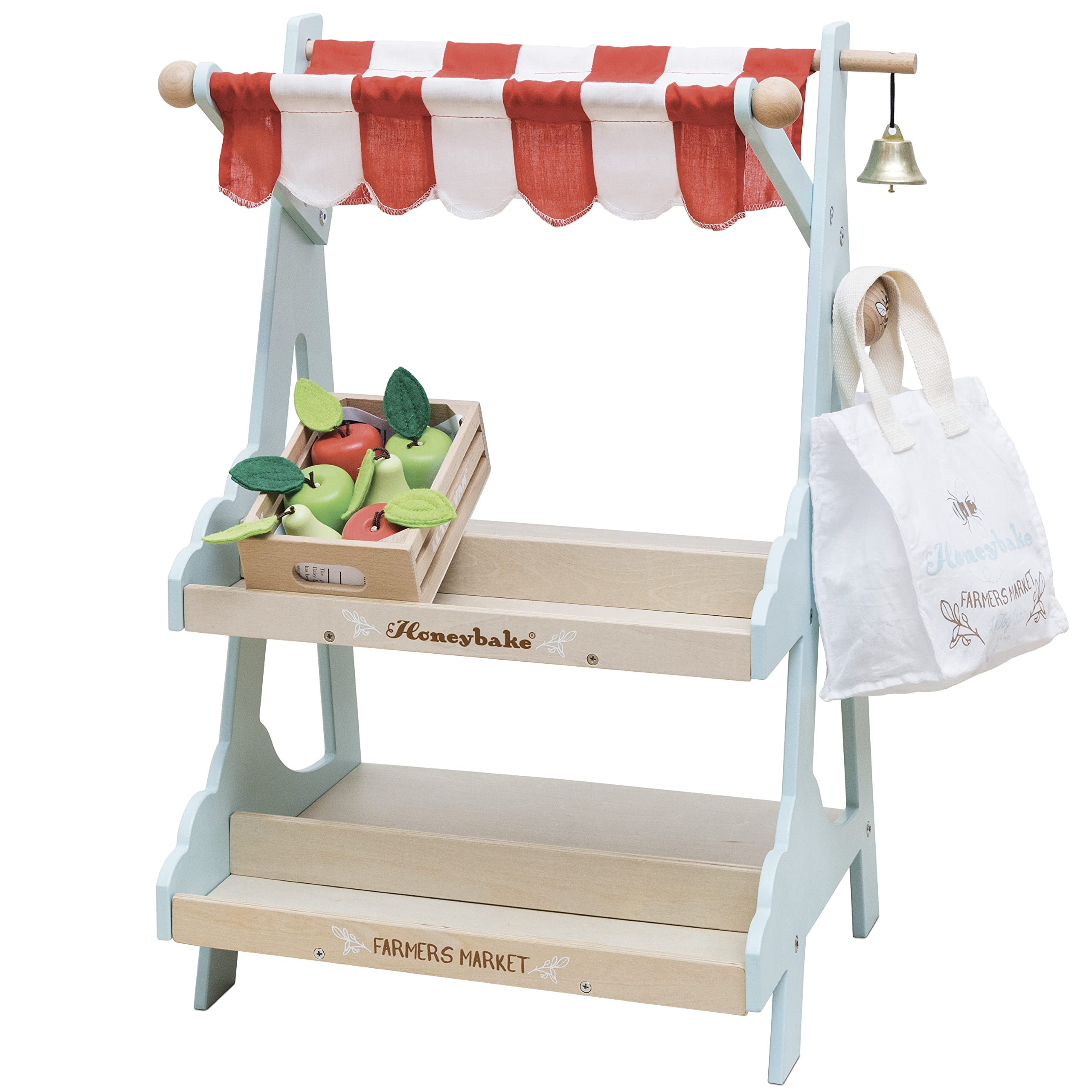 Le Toy Van - Wooden Honeybee Market Play Shop Set | Supermarket Pretend Play Food Shop,Small | Amazon (UK)