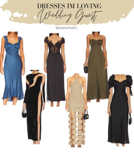 Some of my favorite dresses on #revolve! Perfect for an upcoming wedding with less formal and black tie options 🤍 

#LTKSeasonal #LTKwedding
