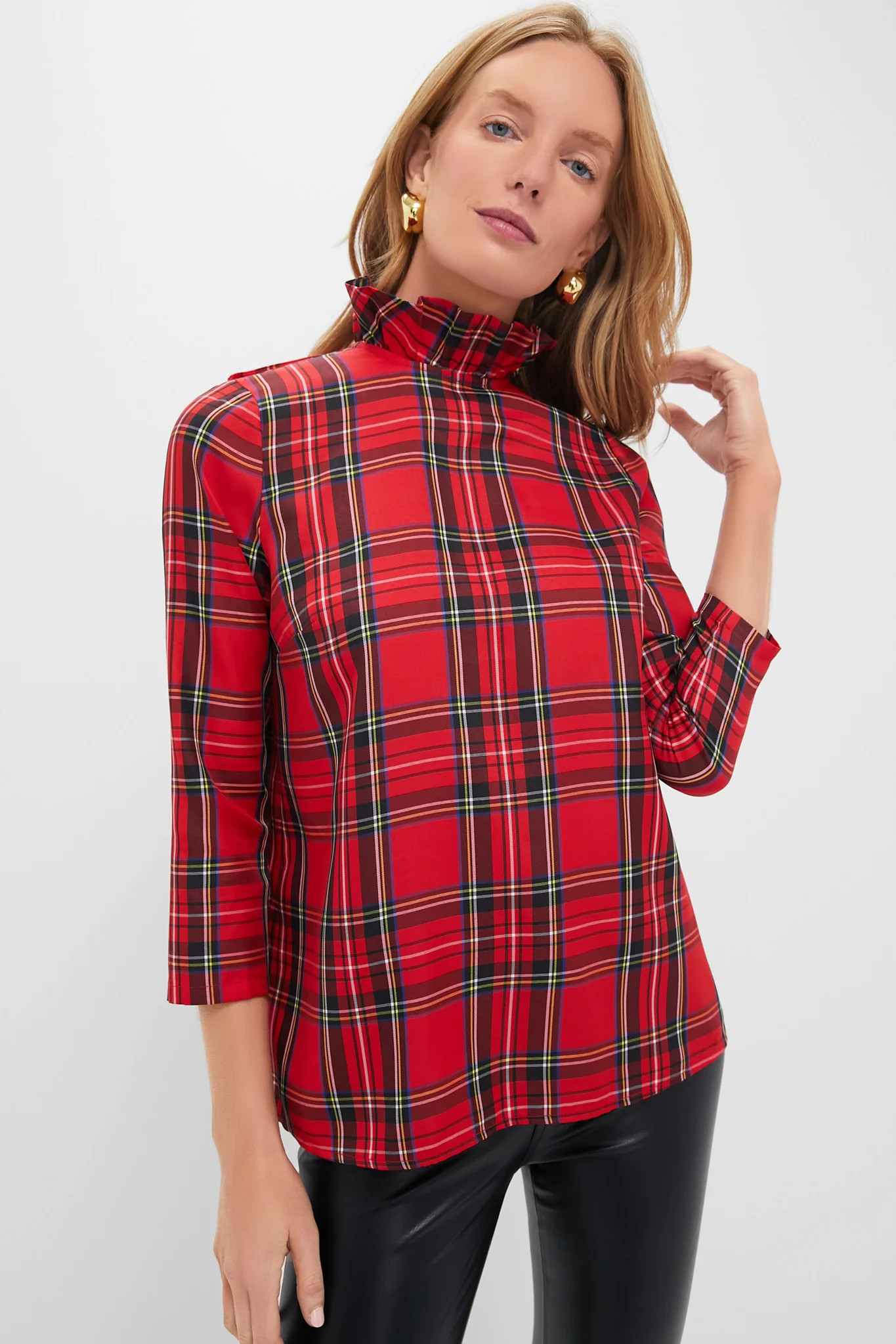Royal Stewart Tartan Faye Blouse | Tuckernuck (US)