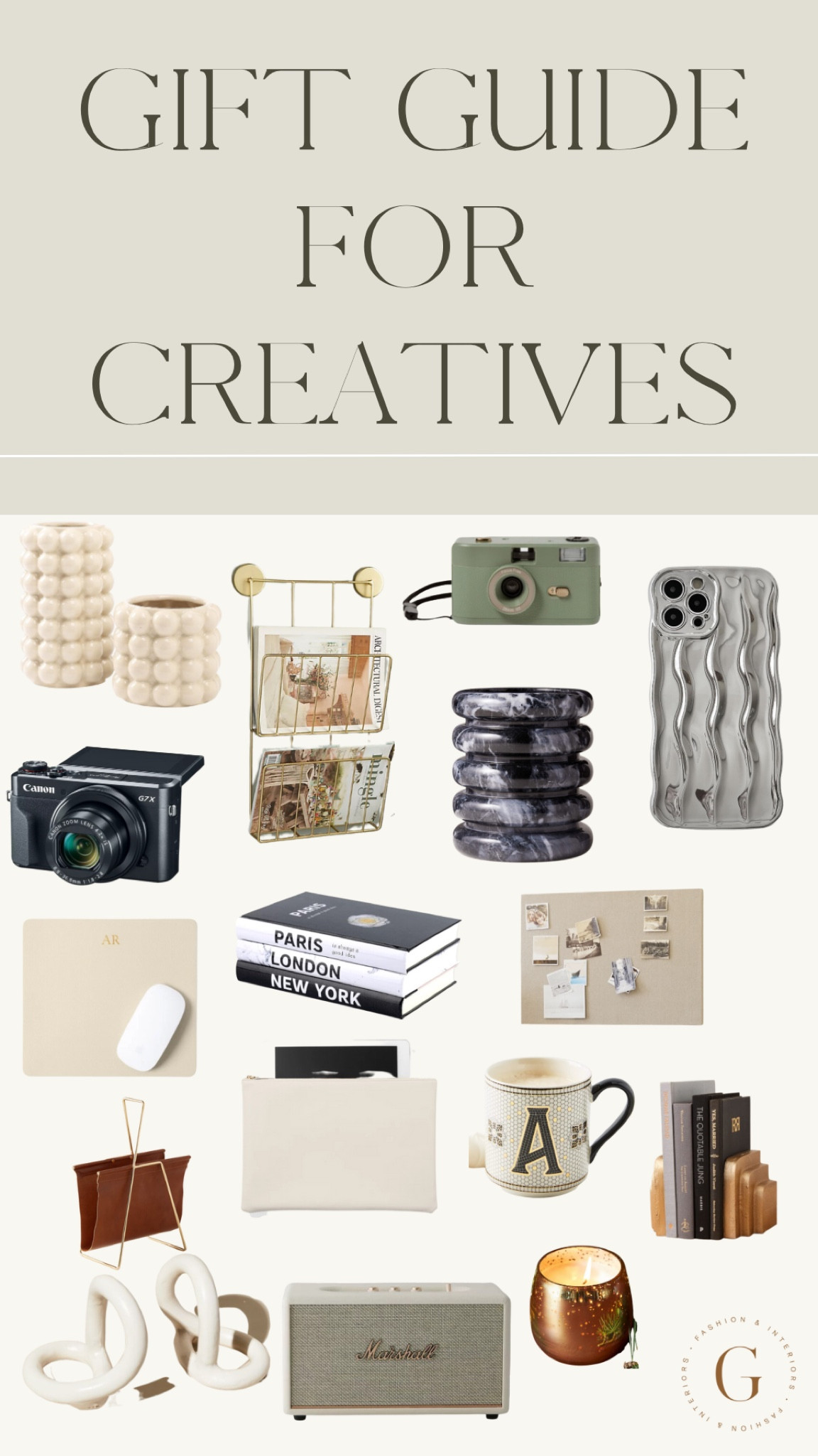 Holiday gift guide for Creatives 

#LTKHoliday #LTKhome #LTKGiftGuide