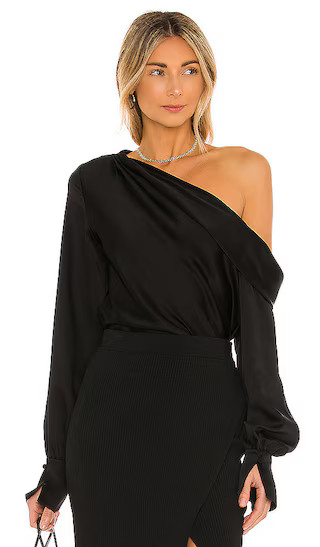 SIMKHAI Alice One Shoulder Top in Black. - size M | Revolve Clothing (Global)