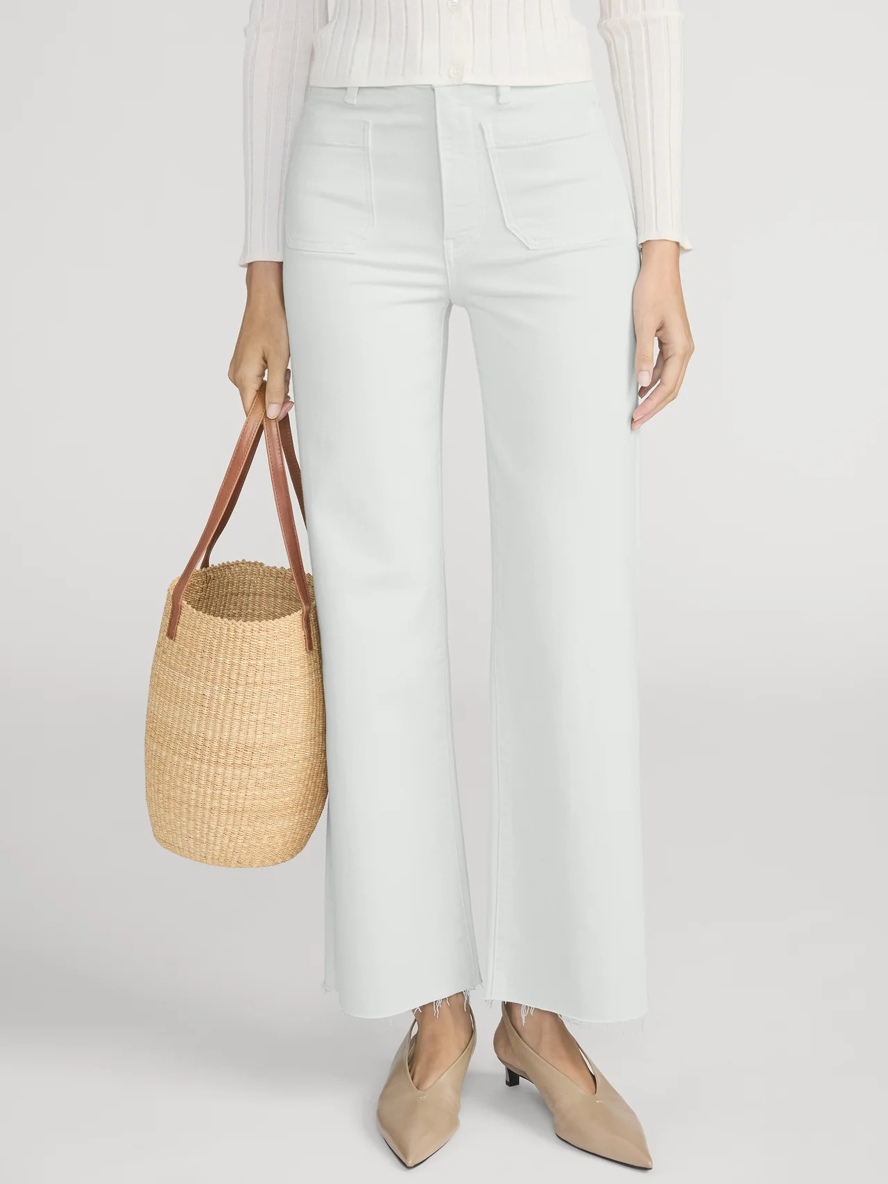 Ocean Haze Raw Fray | Frame Denim