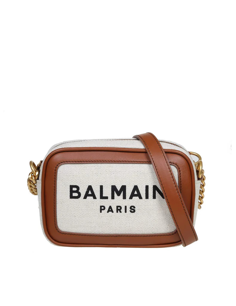Balmain B-Army 18 Logo Printed Crossbody Bag | Cettire Global