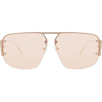 SOJOS Trendy Aviator Sunglasses Mens Womens Retro Metal Rimless Frame Shades Lentes De Sol Para M... | Amazon (US)