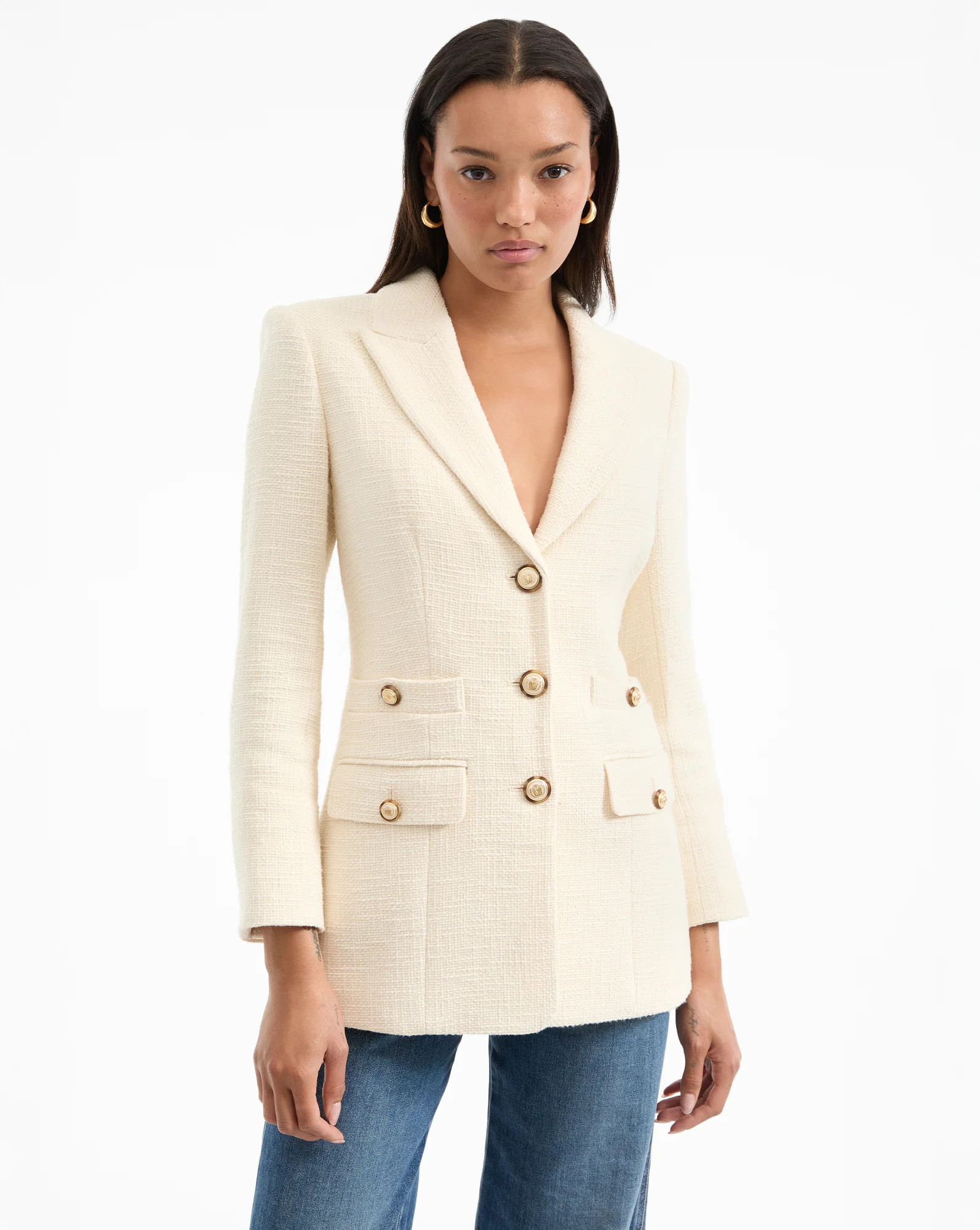 Terre Cotton Dickey Jacket | Veronica Beard