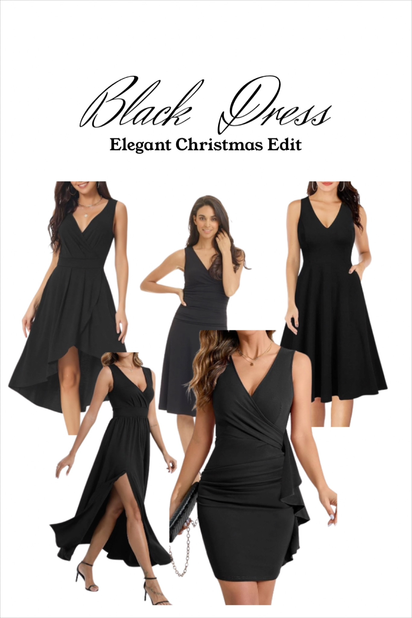 I rounded up the most flattering elegant black dresses to wear at dressy work  Christmas parties. This collection includes size inclusive finds. Some offer coupons for additional discount.



#LTKCyberWeek #LTKSaleAlert #LTKHoliday