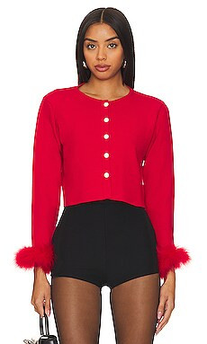 Cardigan With Detachable Feathers
                    
                    Sleeper | Revolve Clothing (Global)