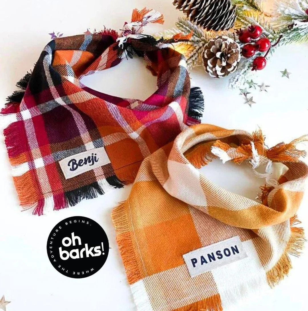 Dog bandana • Personalized Dog bandana • Fall Dog Bandana • Pet Bandana • Dog Gifts | Etsy (US)