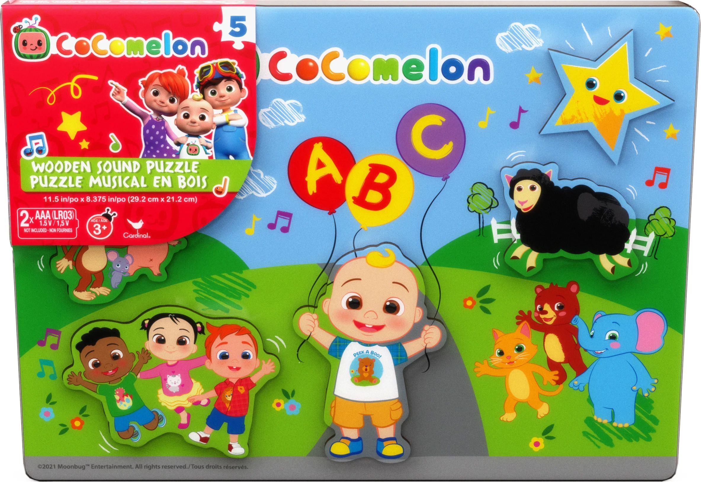 Cocomelon, Wooden Musical 5 Piece Puzzle, Singalong with JJ & Friends - Walmart.com | Walmart (US)