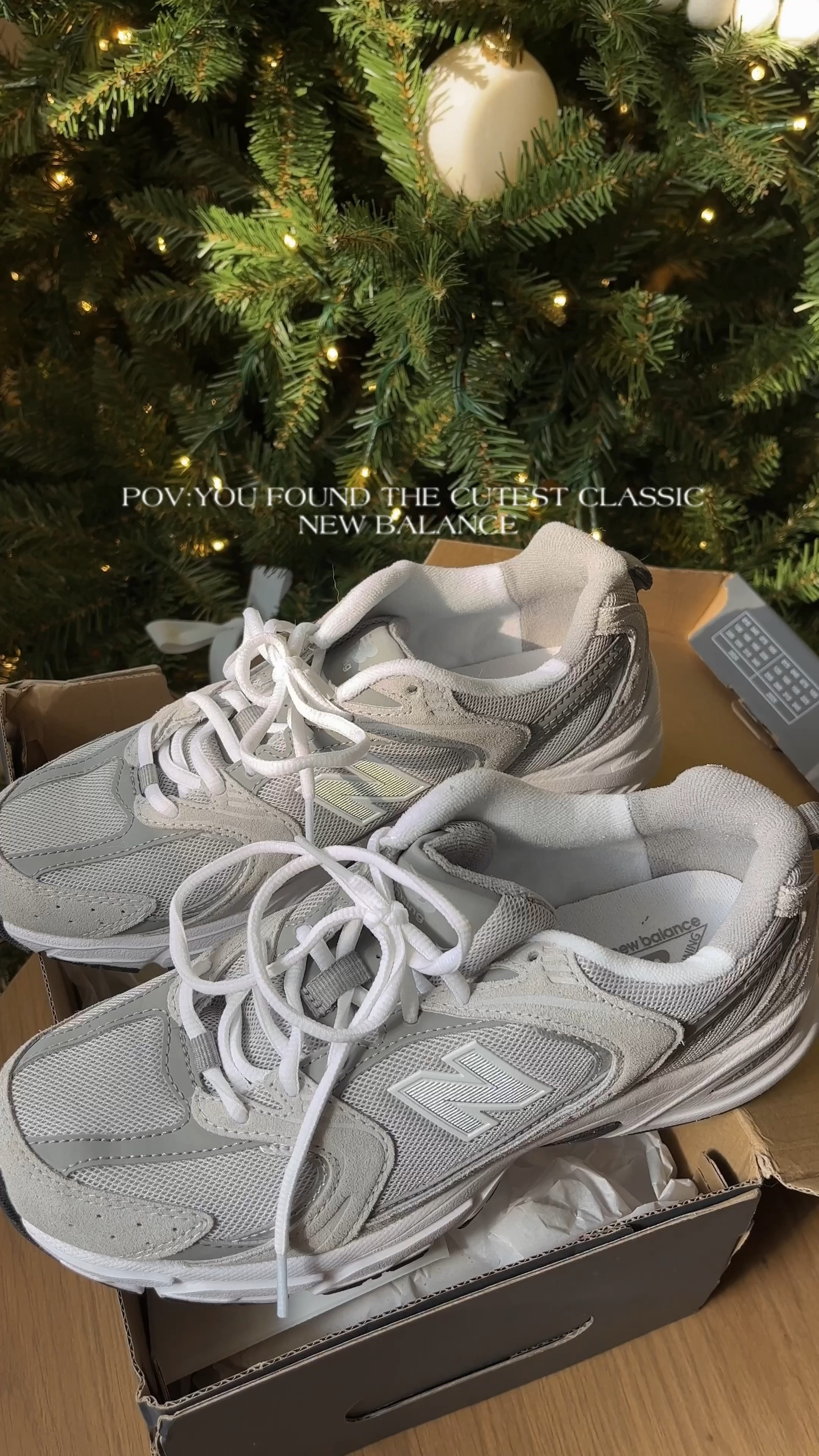 The classic gift idea - new balance sneakers (these have been selling out everywhere) I found them in stock today! 🤍👟

#LTKGiftGuide #LTKFitness #LTKShoeCrush