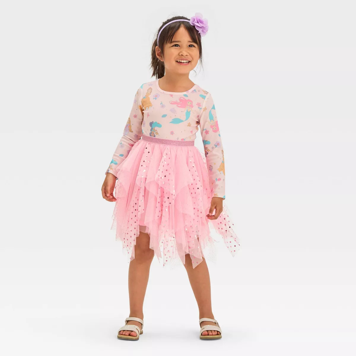 Toddler Girls' Disney Princess Ballerina Dress - Pink | Target