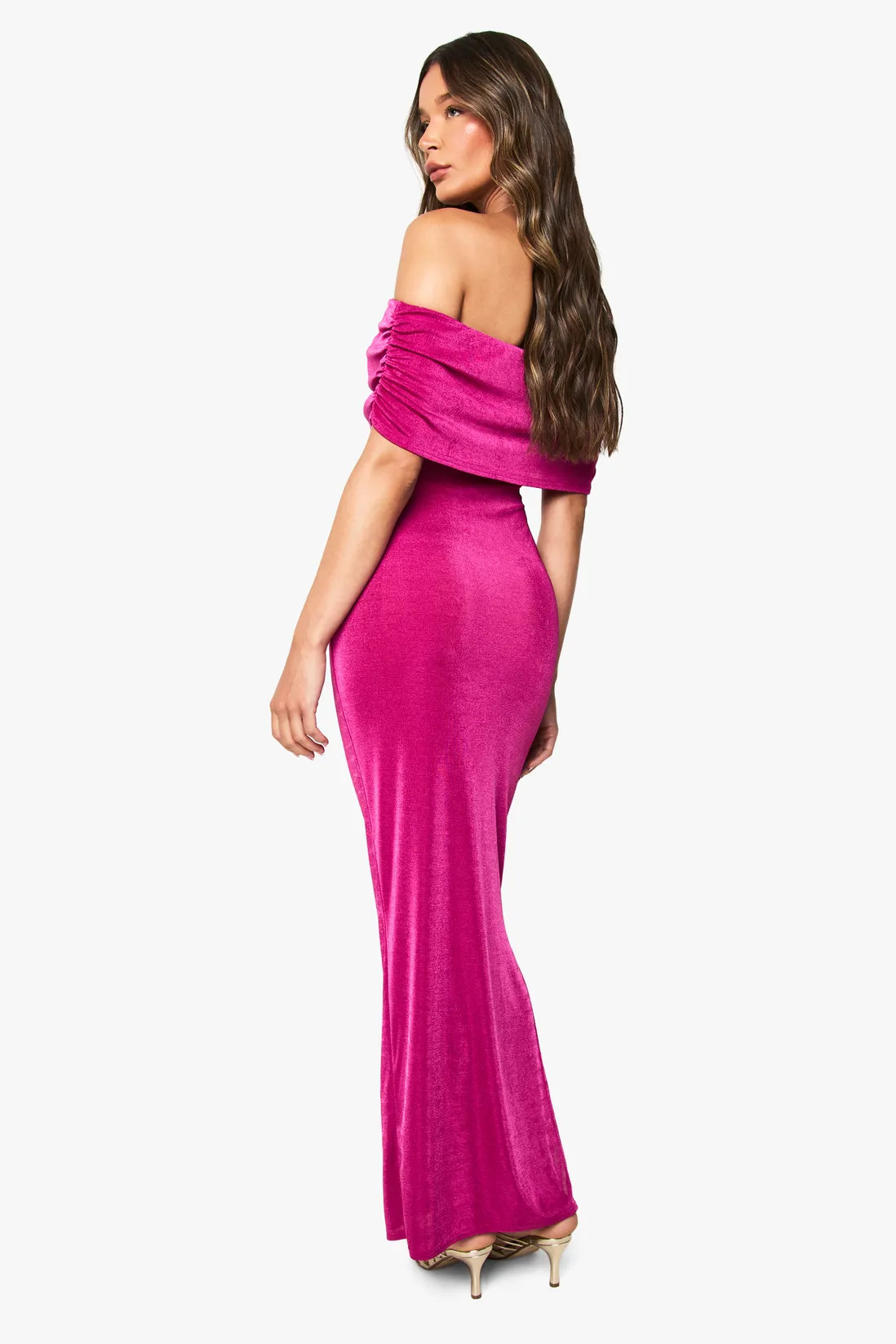 Beaded Bardot Maxi Dress | boohoo (US & Canada)