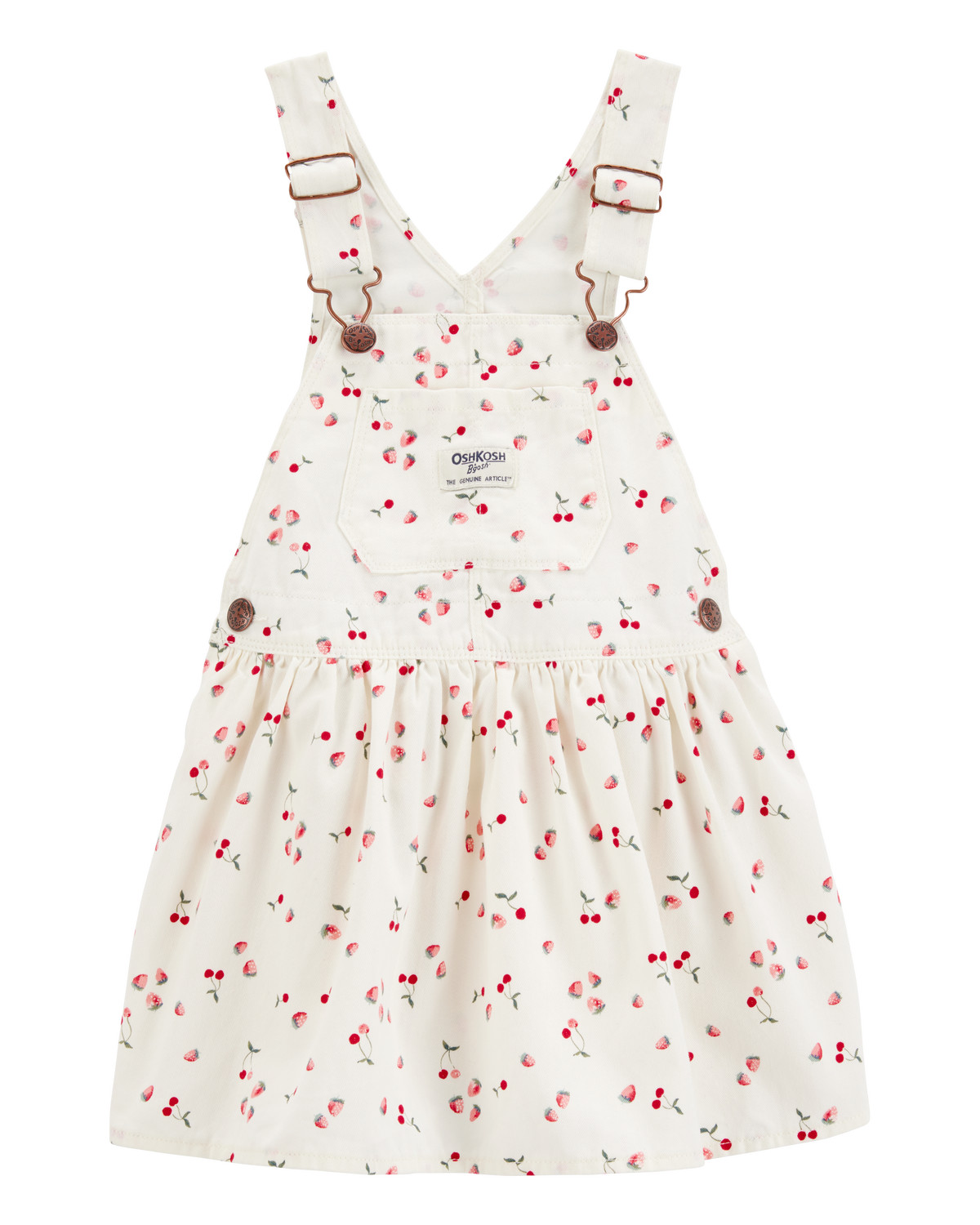 Baby Cherry-Print Jumper Dress - White - OshKosh | Carter's | Carter's Inc