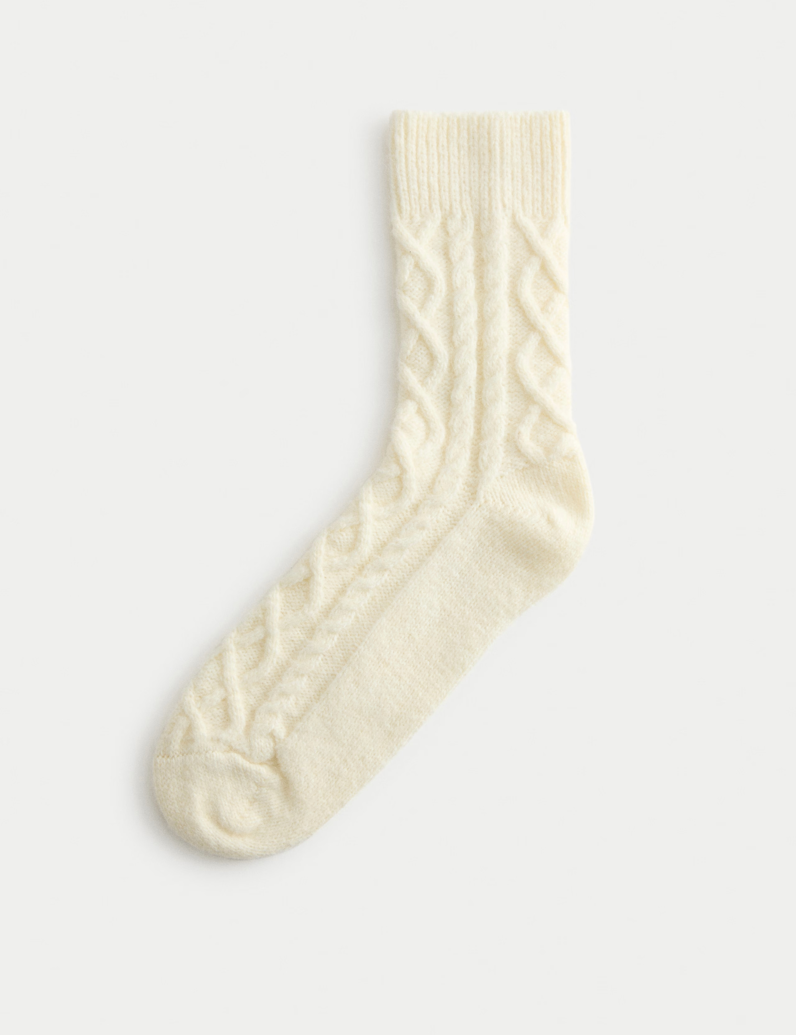 Cable Knit Ankle High Socks | Marks & Spencer (UK)