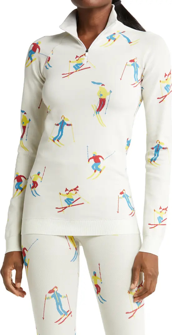 Sweaty Betty Ski Jacquard Half Zip Base Layer Pullover | Nordstromrack | Nordstrom Rack