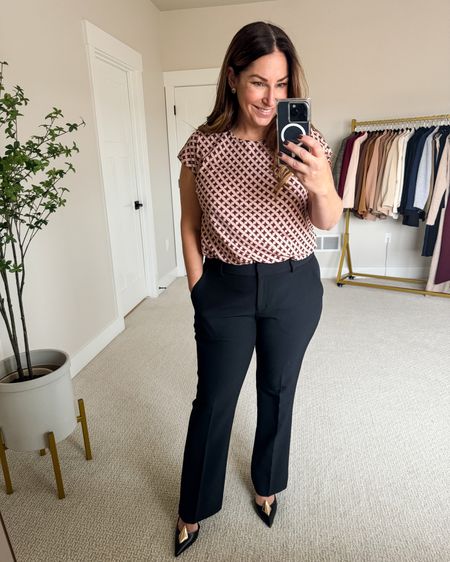 Fall work outfit  

Fit tips: blouse tts, L // pants tts, 12R 

Classy outfit  workwear  work fashion  blouse  pants  work pants  fall work wear 

#LTKstyletip #LTKworkwear #LTKU