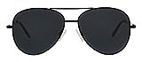 Peepers by PeeperSpecs Womens Ultraviolet Reading Aviator Sunglasses, Black, +2.00 | Amazon (US)