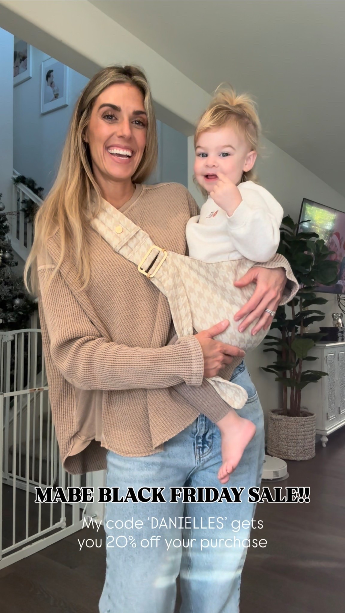 Mabē Black Friday Sale is here! 20% off sitewide with my code ‘DANIELLES’. They just dropped their new toddler sling and accessory bags. Perfect for those active toddler years! I own two of the carriers and now the toddler sling, these carriers have been the best I’ve used since becoming a Mom. 

Mabē, baby carrier, toddler sling, travel with kids, mom must haves, baby registry items, new mom items, toddler must haves 

#LTKmomlife #LTKBaby #LTKCyberWeek