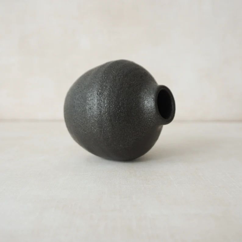 Basalt Small Round Vase | Etsy | Etsy (US)