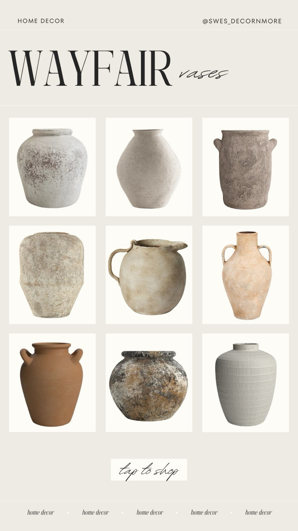 Wayfair vases I'm loving. These are perfect for faux stems and shelf styling. 

#LTKHome #LTKStyleTip #LTKSeasonal