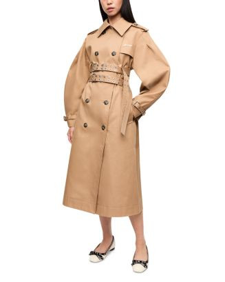 GANNI Double Belt Trench Coat  | Bloomingdale's Women | Bloomingdale's (US)