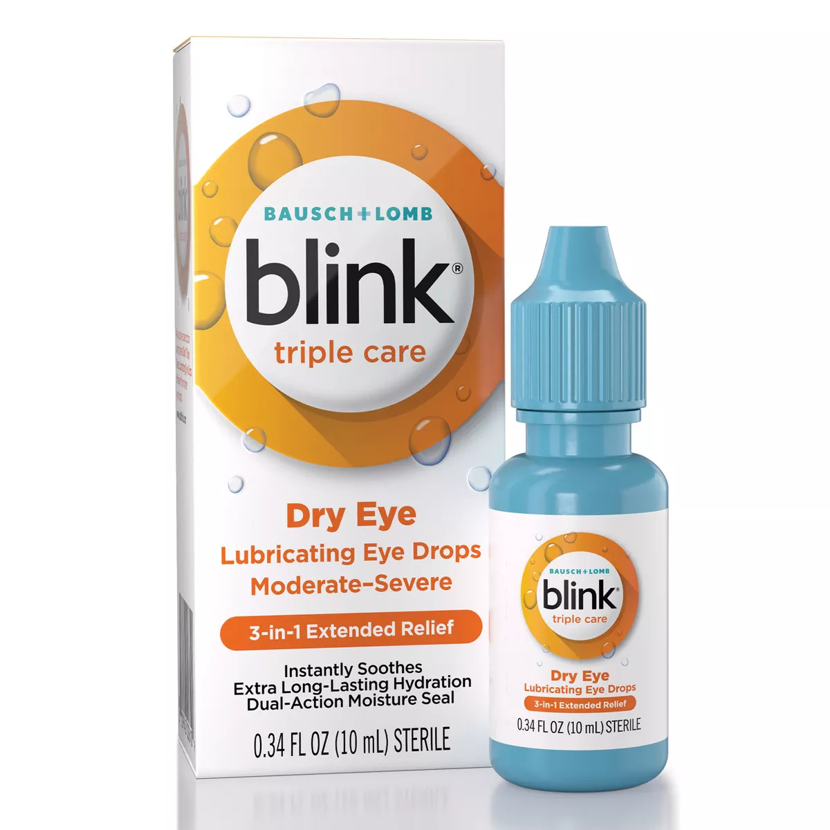 Blink Triple Care Hydrating and Lubricating Eye Drops for Dry Eyes - 10ml | Target