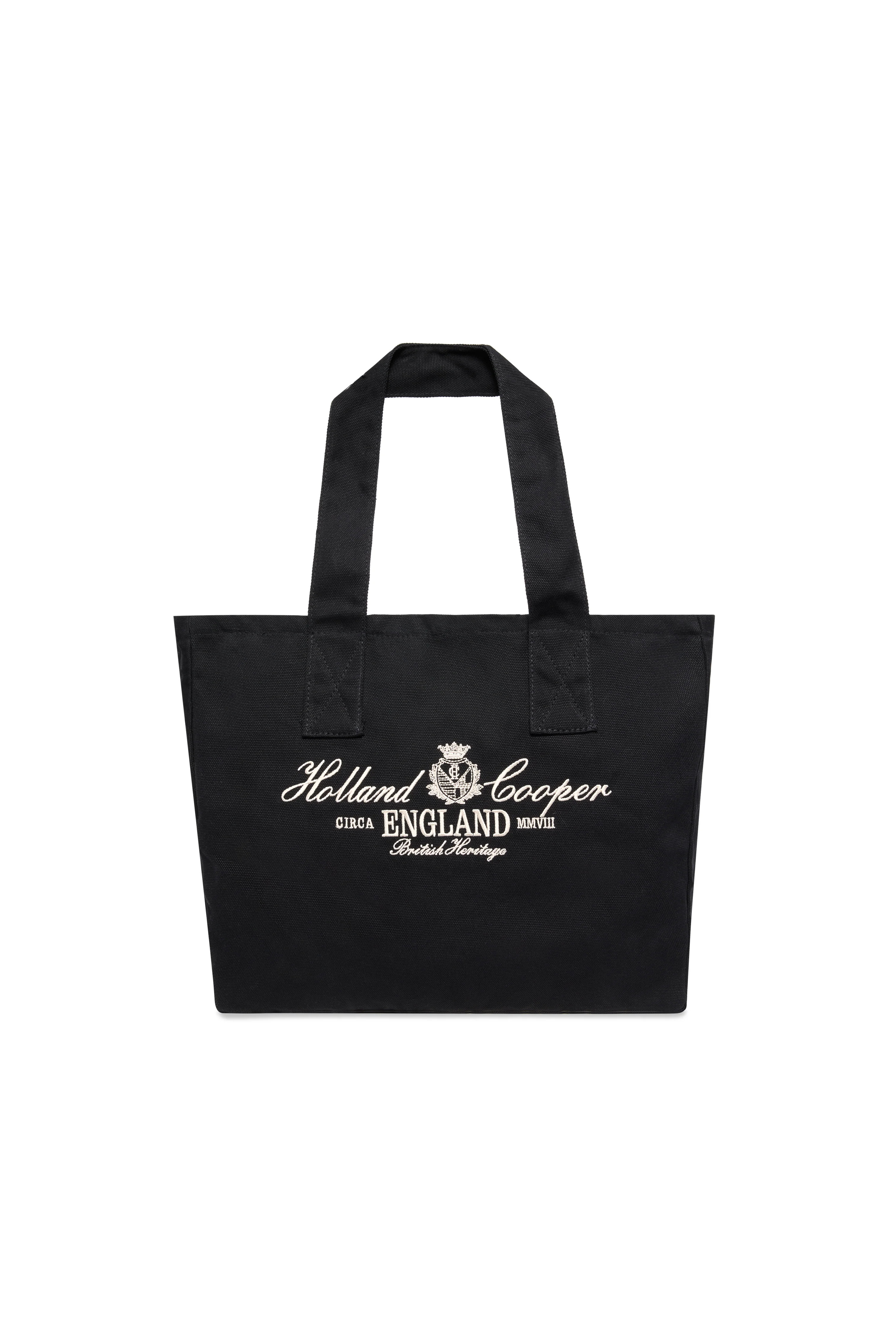 Essential Tote Bag (Black Ecru) | Holland Cooper