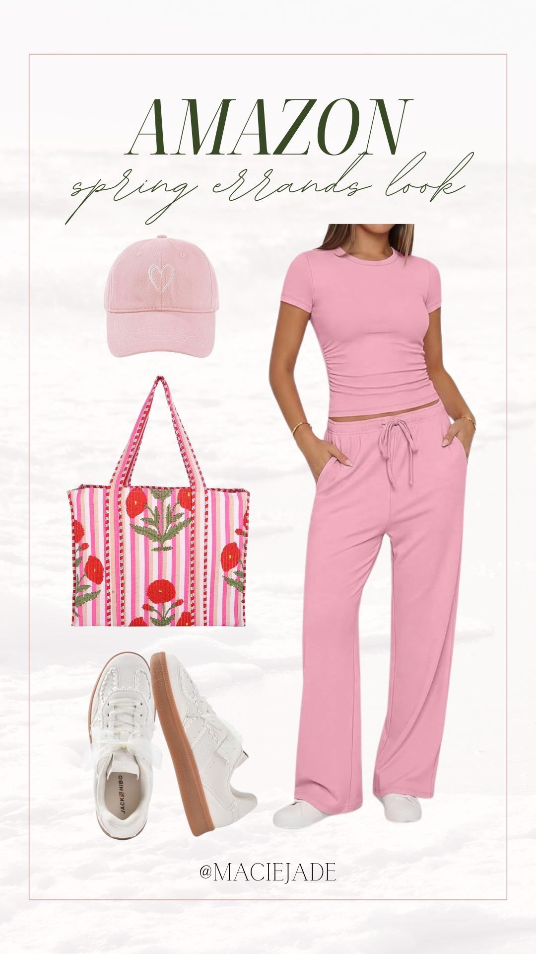 Easy + comfy spring errands outfit inspo 🌸 love this two piece set ✨ all from Amazon! 

Amazon outfits, Amazon outfit, Amazon fashion, Amazon spring outfit, Amazon spring outfits, casual outfits, matching set, midsize friendly, midsize approved 

#LTKSeasonal #LTKootd #LTKMidsize