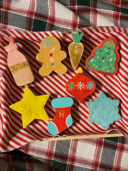 Mando llama target paint your own Christmas wooden cookies. Stocking stuffer. Kids activity 

#LTKGiftGuide