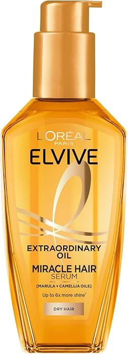 L'Oréal Paris Elvive Extraordinary Oil Miracle Hair Serum, Intense Nourishment, Up to 6x more Sh... | Amazon (UK)