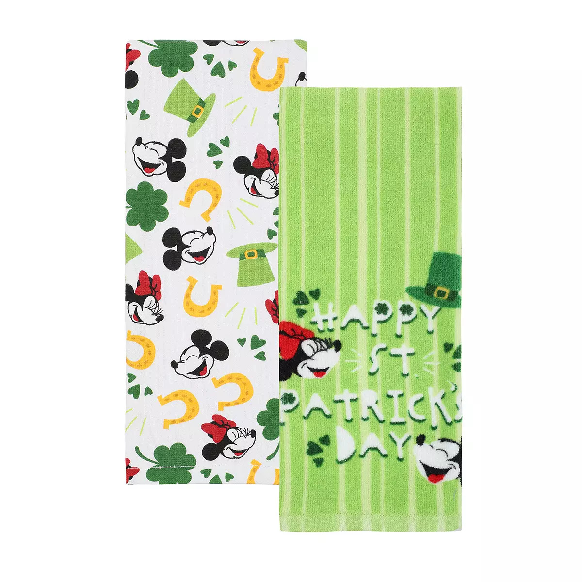 Disney's Mickey & Minnie 2-pc Kitchen Towel Set by Celebrate Together™ St. Patrick's Day | Kohl's