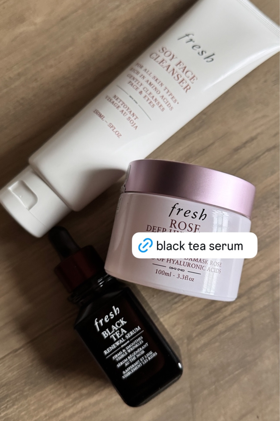 Some of my favorite skincare products of the moment: fresh beauty rose deep hydration face cream and the black tea renewal serum. Love how these skincare products make my skin feel so hydrated and supple. Cannot recommend them enough and they make for great beauty gift ideas for her for the holiday season! … 

For more links to christmas decor, red light mask, holiday party must-haves, triangle scarves, follow me on LTK! ✨

#LTKGiftGuide #LTKHoliday #LTKBeauty