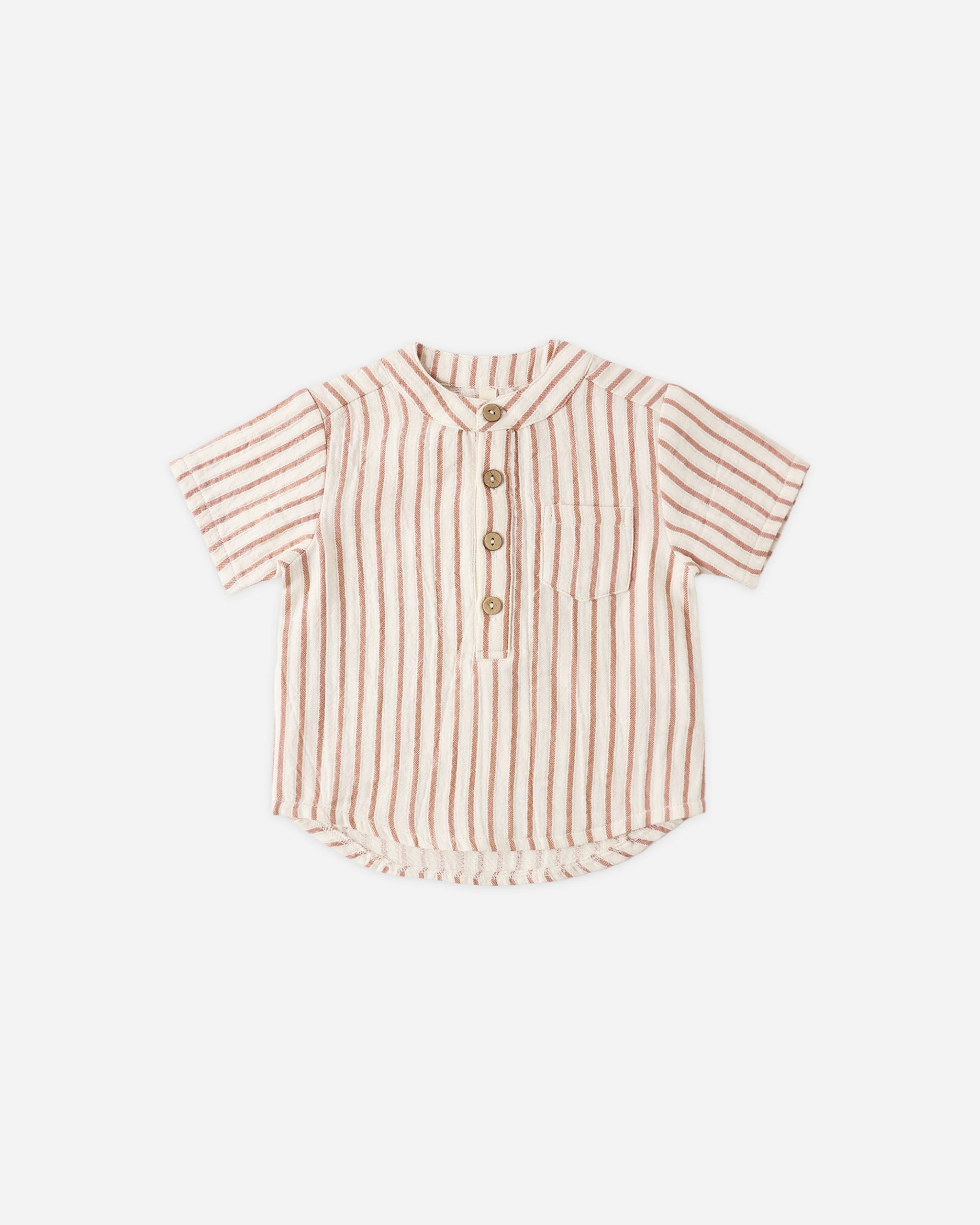 Jaxson Shirt Vintage Stripe | Rylee + Cru