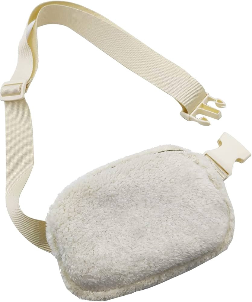 Fleece Belt Bag | Sherpa Crossbody Bag Fanny Pack for Women Fashionable | Cute Mini Everywhere Bu... | Amazon (CA)